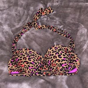 Cheetah bikini top